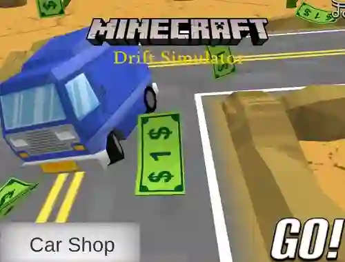 Spel Minecraft Drift Simulator aanlyn