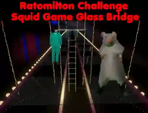 Spel Rato Milton Challenge Squid Game Glass Bridge aanlyn