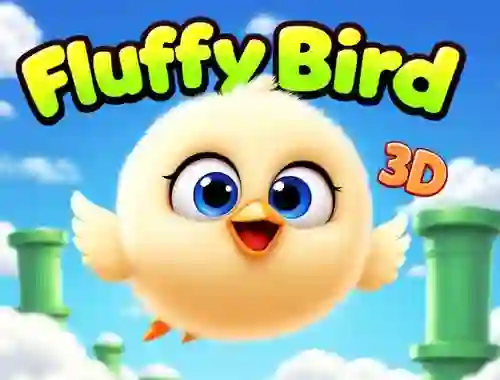 Spel Fluffy Bird 3D aanlyn