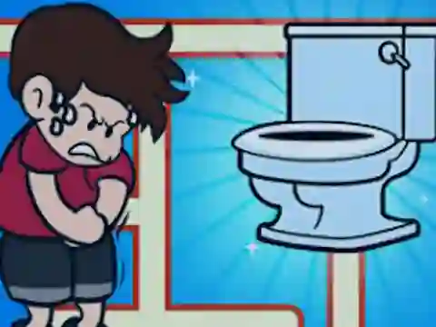 Spel Maze Escape: Toilet Rush aanlyn