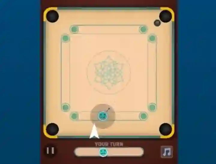 Spel Carrom Rush aanlyn