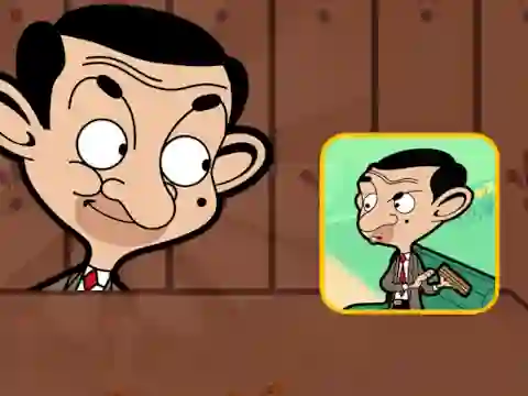 Spel Mr Bean Solve Puzzle aanlyn