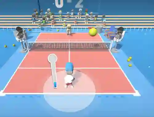 Spel Tennis Clash aanlyn