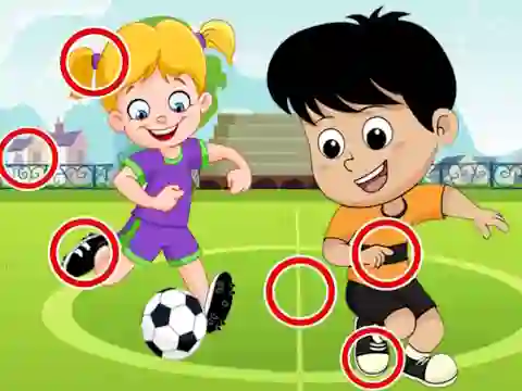Spel Soccer Differences aanlyn