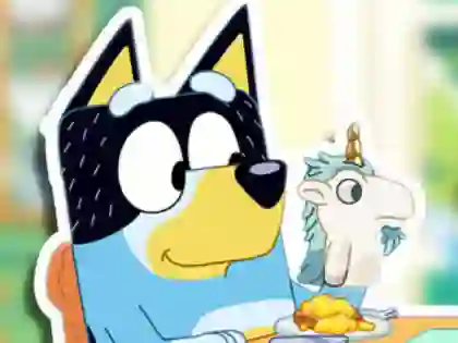 Spel Jigsaw Puzzle: Bluey Toy Time aanlyn
