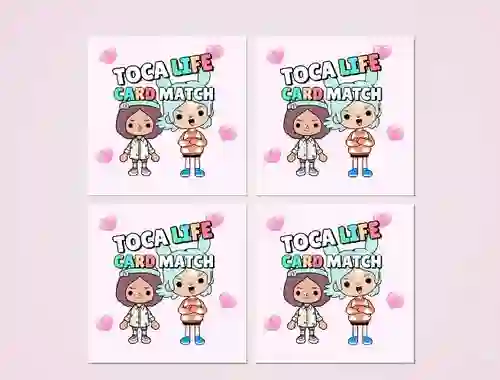 Spel Toca Life Memory Card Match aanlyn