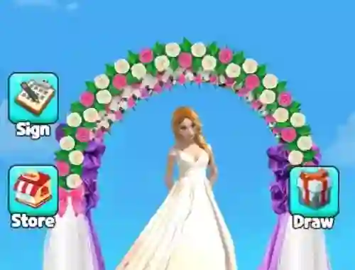 Spel Bridge Race Wedding Master aanlyn