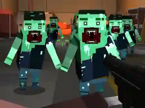 Spel Blocky Hunter aanlyn