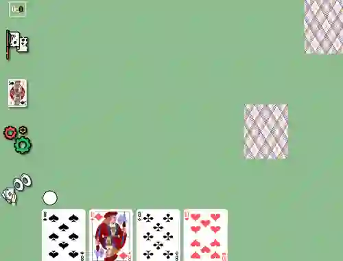 Spel Mau-mau - 101 Card Duel aanlyn