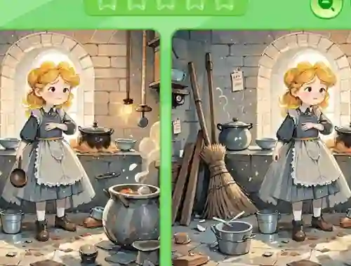 Spel Find The Differences: Cinderella aanlyn