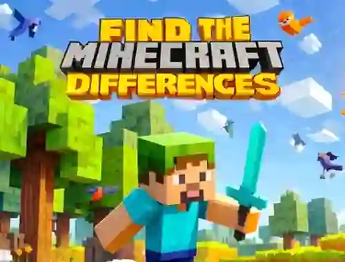 Spel Find The Differences: Minecraft aanlyn
