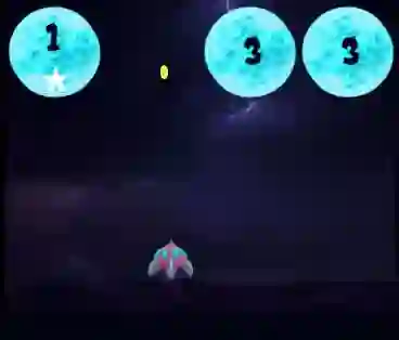 Spel Space Shooter 2D aanlyn