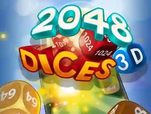 Spel Dices 2048 3D aanlyn
