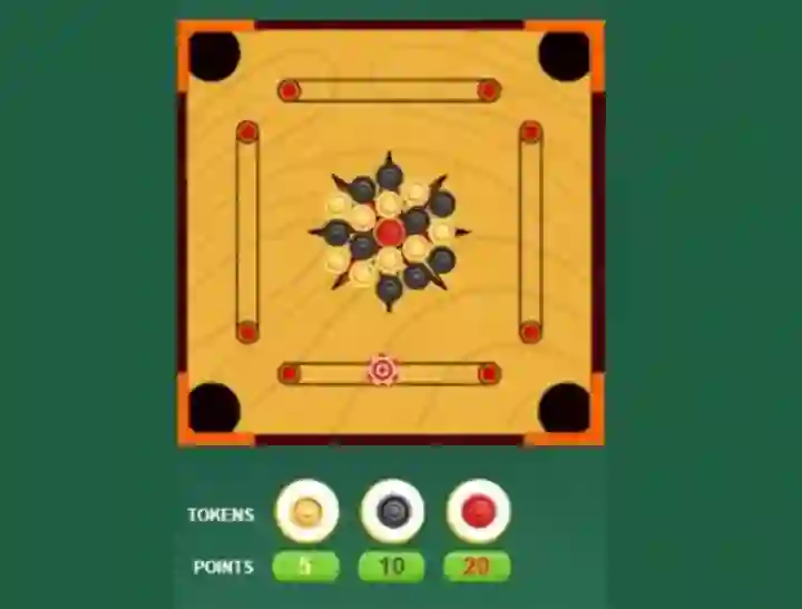 Spel Carrom Masters aanlyn