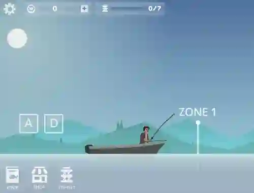 Spel Fishing Simulator aanlyn