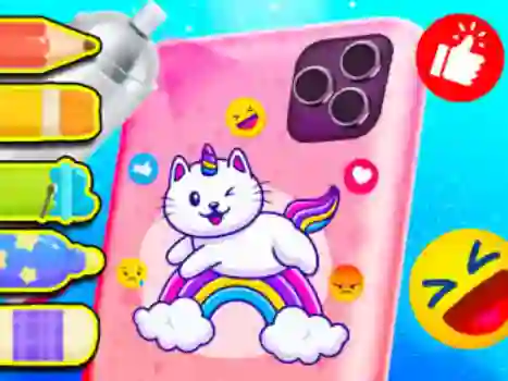 Spel Coloring Book: Phone Case aanlyn