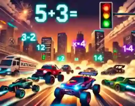 Spel Mathematics Racing aanlyn