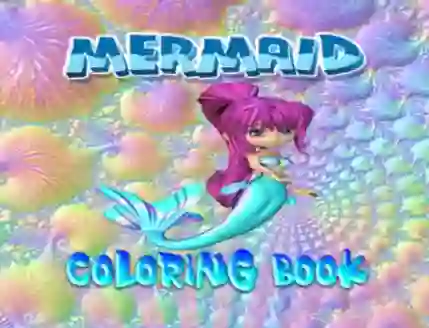 Spel Mermaid Coloring Book aanlyn