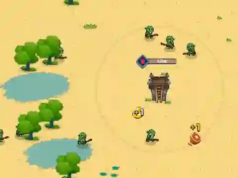 Spel Idle Tower Defense aanlyn