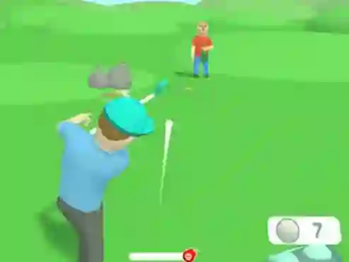 Spel Golf Invaders aanlyn