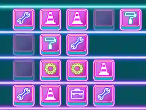 Spel Neon Factory aanlyn