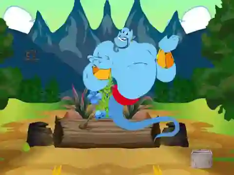 Spel Escape From Wonder Genie Land aanlyn