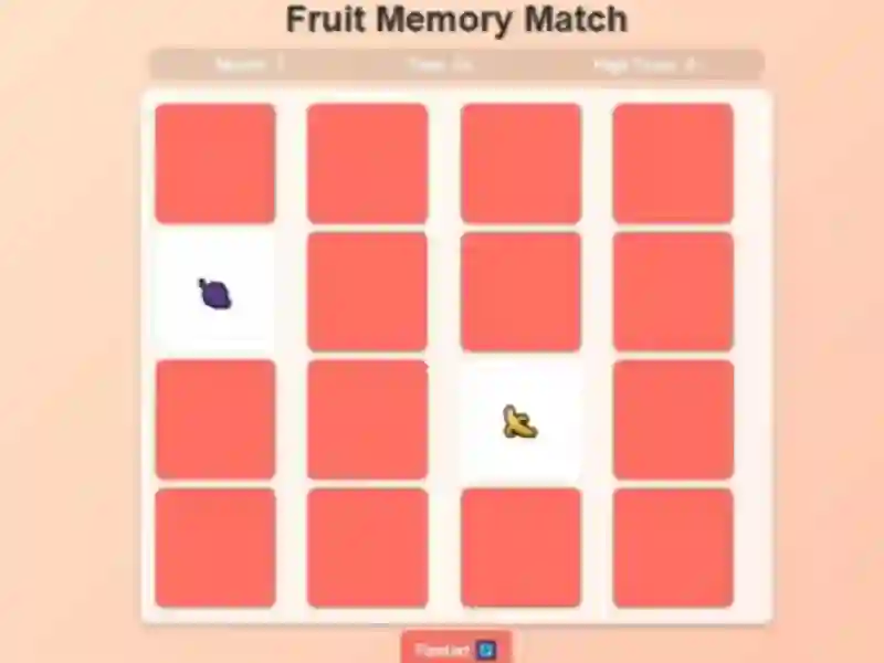 Spel Fruit Memory Match aanlyn
