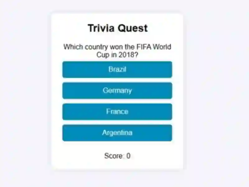 Spel Trivia Quest aanlyn