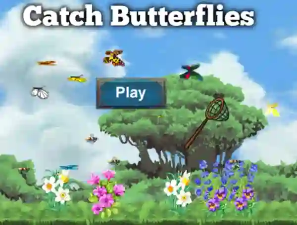 Spel Catch Butterflies aanlyn