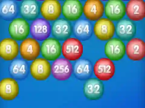 Spel Number Bubble Shooter aanlyn