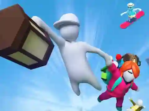 Spel Fall Flat Battle aanlyn