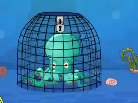 Spel Release Octopus from Cage aanlyn