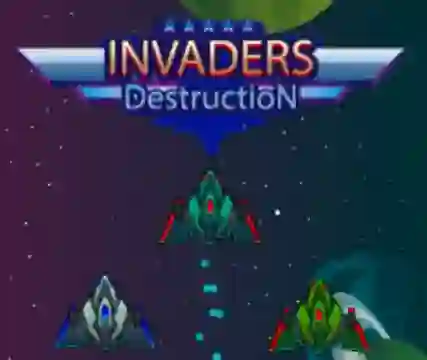 Spel Invaders Destruction aanlyn