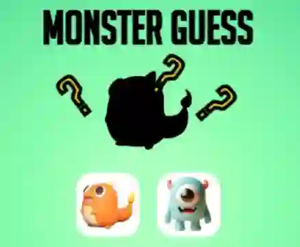 Spel Monster Guess aanlyn