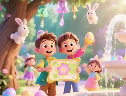 Spel Find The Differences: Easter Egg Hunt aanlyn