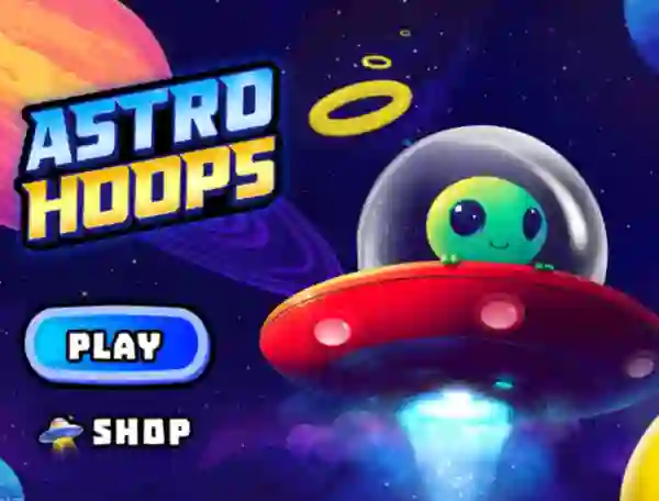 Spel Astro Hoops aanlyn