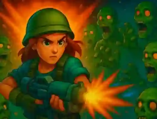 Spel Zombie Auto Defense aanlyn