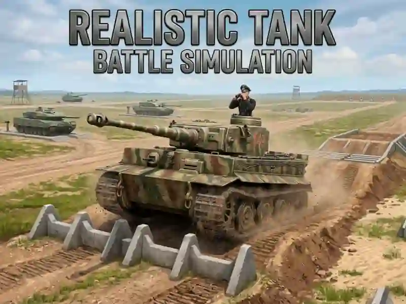 Spel Realistic Tank Battle Simulation aanlyn