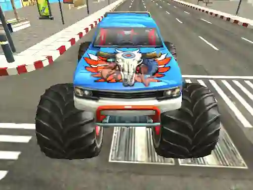 Spel Monster Truck City Parking aanlyn