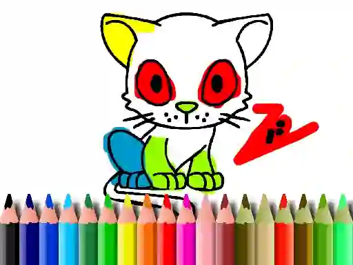 Spel Back To School: Cat Coloring aanlyn