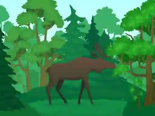 Spel Wild Animals Coloring aanlyn