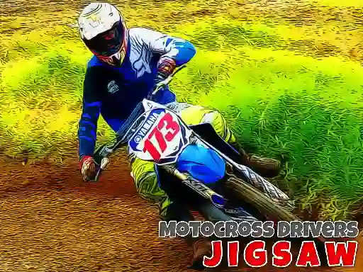 Spel Motocross Drivers Jigsaw aanlyn