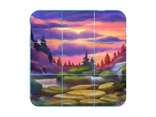 Spel Hyper Sliding Puzzle Party aanlyn
