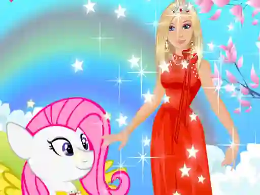Spel Barbie and Pony Dressup aanlyn