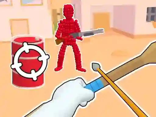 Spel Stickman Archer: Shooting Arrows at Reds aanlyn