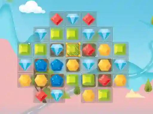 Spel Jewels Match 3 aanlyn