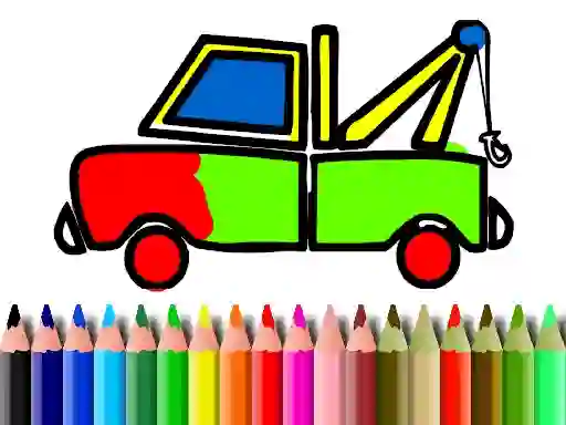 Spel Back To School: Truck Coloring aanlyn
