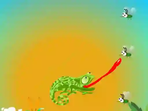 Spel Chameleon Want Eat aanlyn