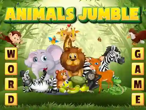 Spel Animals Jumble aanlyn