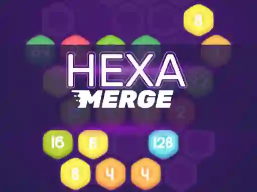 Spel Hexa Merge aanlyn